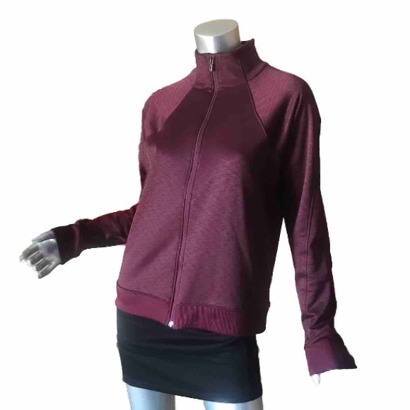 Under Armour ColdGear Women’s Medium Full Zip Fleece Jacket Mock Neck Red - Picture 1 of 16